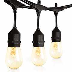 Amico 49FT Outdoor String Lights Commercial Grade ..