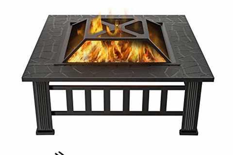 WINWEND Fire Pit Outdoor Wood Burning, 32in..
