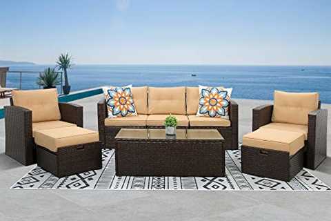 Outdoor Patio Furniture Sets 8-Piece Patio..