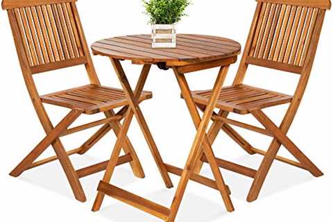 Best Choice Products 3-Piece Acacia Wood Bistro..