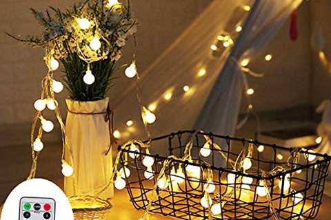 ZOUTOG Battery Operated String Lights, 33ft/10m..