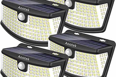 Aootek New solar lights 120 Leds upgraded with..