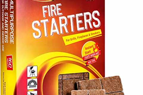 Fire Starters BIG PACK 160 Squares Charcoal..