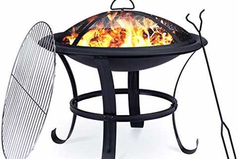 OOX Fire Pit, 22' Fire Pit Outdoor Wood Burning..