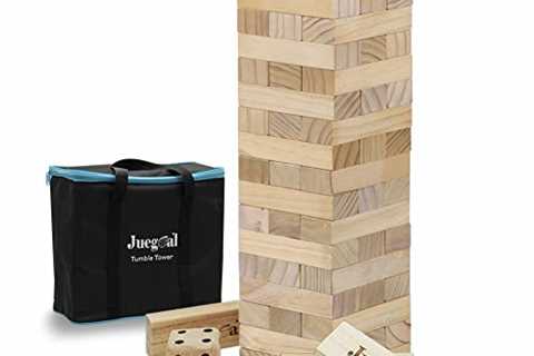 Juegoal 54 Pieces Giant Tumble Tower Blocks Game..