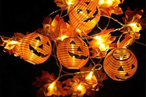 Gallity Halloween Pumpkin Lights, 20 LED Battery..