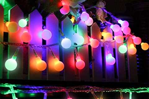 Globe Led String Lights, Mibote 55ft 112 LEDs..