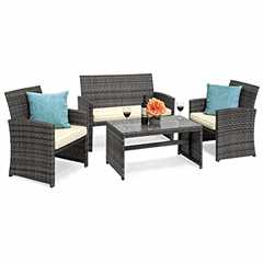 Best Choice Products 4-Piece Wicker Patio..