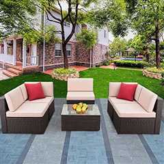 Devoko Patio Furniture Sets 6 Pieces Outdoor..