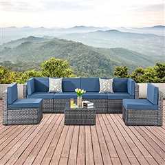 SUNLEI 7pcs Patio Outdoor Furniture Sets..
