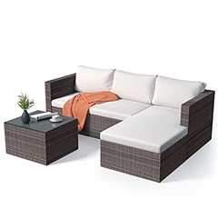 Qsun Outdoor Furniture All Weather Patio Sofa..
