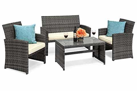Best Choice Products 4-Piece Wicker Patio..