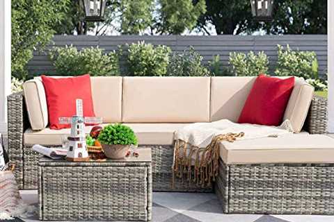 Devoko 5 Pieces Patio Furniture Sets Outdoor..