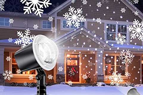 Koicaxy Christmas Snowflake Projector Light, Led..