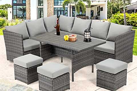 U-MAX 7 Pieces Patio Furniture Set Outdoor..