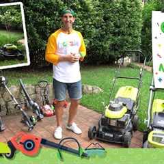 Lawn Mowers For Children | Yard Work like Blippi..