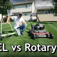 Reel vs Rotary Lawn Mowers // Pros and Cons, Cut..