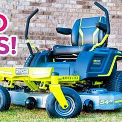 Ryobi 54 Electric Zero Turn Mower Review!