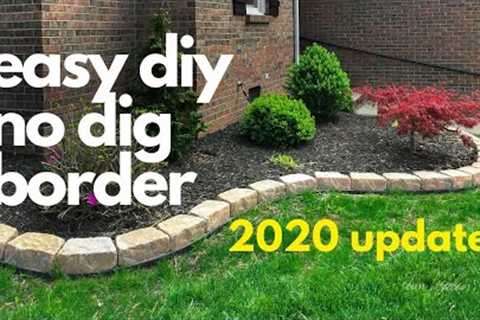 easy diy No Dig Border *2020 UPDATE*