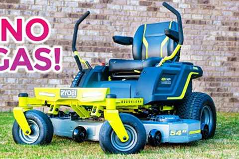 Ryobi 54 Electric Zero Turn Mower Review!